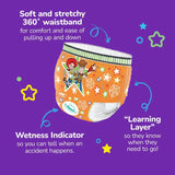 Huggies Pull Ups Unisex Nappy Pants Size 6 Pack, UK version