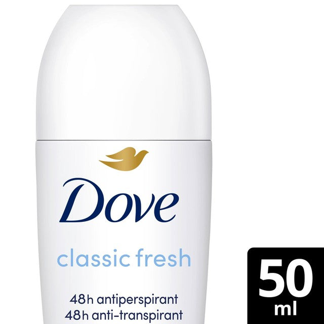 Dove Classic Fresh anti-perspirant deodorant roll-on 50ml - British product