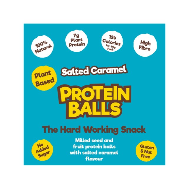 Good4U protein balls salted caramel 120g, UK version