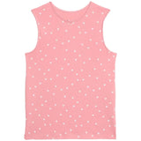 M&S heart print cotton vests 6-7 years, imported from the UK
