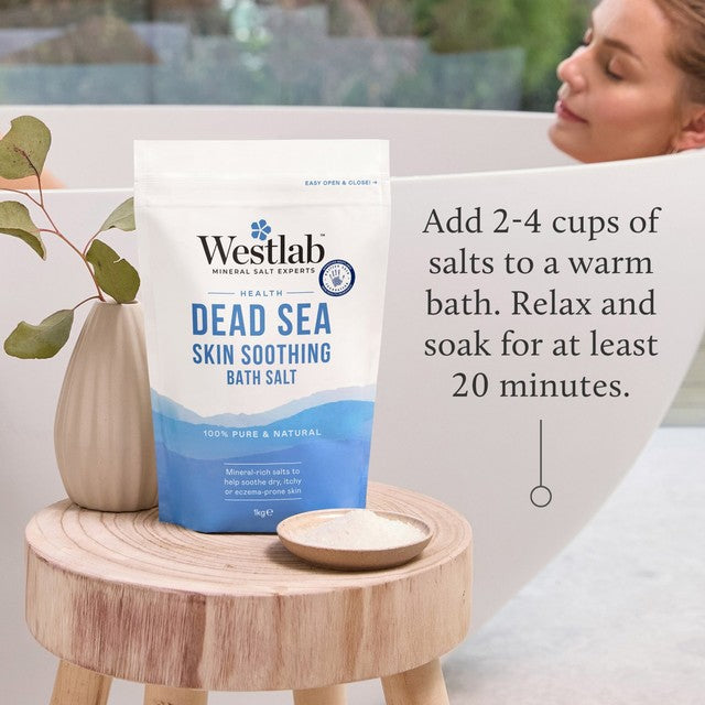 Westlab Dead Sea bath salts 1kg (British brand)