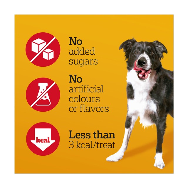 Pedigree Ranchos Duck Cubes dog treats 70g, imported from the UK