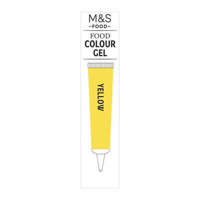 M&S Yellow Food Colouring Gel 19g