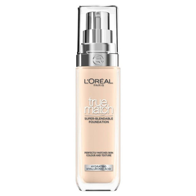 L'Oreal Paris True Match Foundation 1C Rose Ivory 30ml, UK version