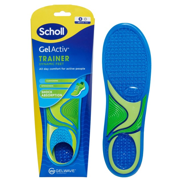 Scholl Gel Activ Trainer Insoles Small (British brand)