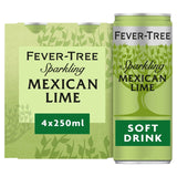 Fever-Tree Sparkling Mexican Lime Soda 4 x 250ml - British product