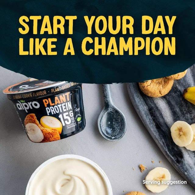 Alpro plant-based protein yoghurt banana biscuit 200g - British product