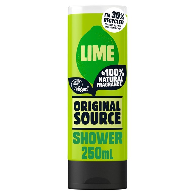 Original Source lime shower gel 250ml, imported from the UK