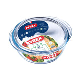 Pyrex round casserole dish 2.1L, imported from the UK
