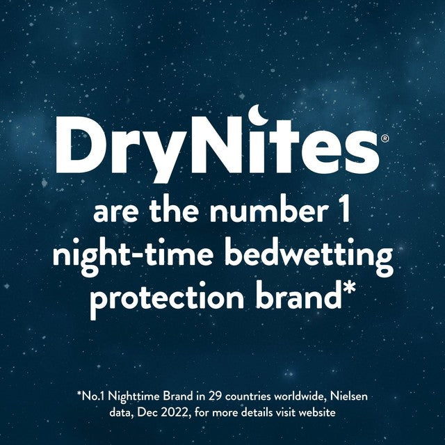 Huggies DryNites Boys Pyjama Pants 8-15 Yrs (27-57kg), UK version