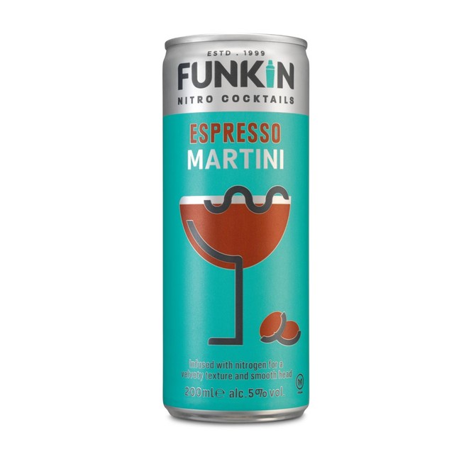 Funkin Espresso Martini Nitro canned cocktail 200ml - British product