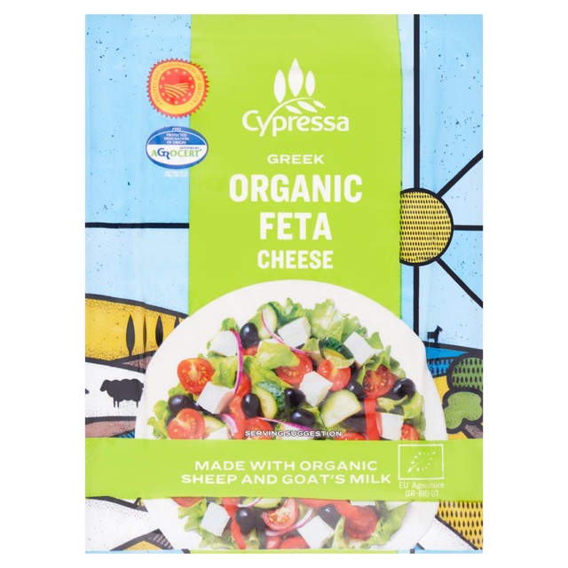 Cypressa organic feta cheese 200g - British product