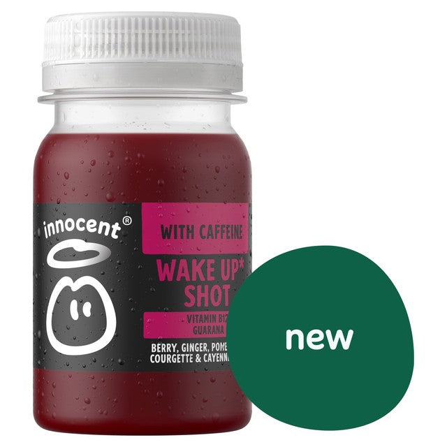 Innocent Wake Up berry ginger pomegranate shot 80ml, UK version