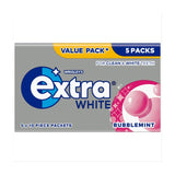 Wrigley's Extra sugarfree chewing gum white bubblemint 70g - British product