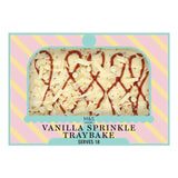 M&S vanilla sprinkle traybake cake 1.18kg, imported from the UK