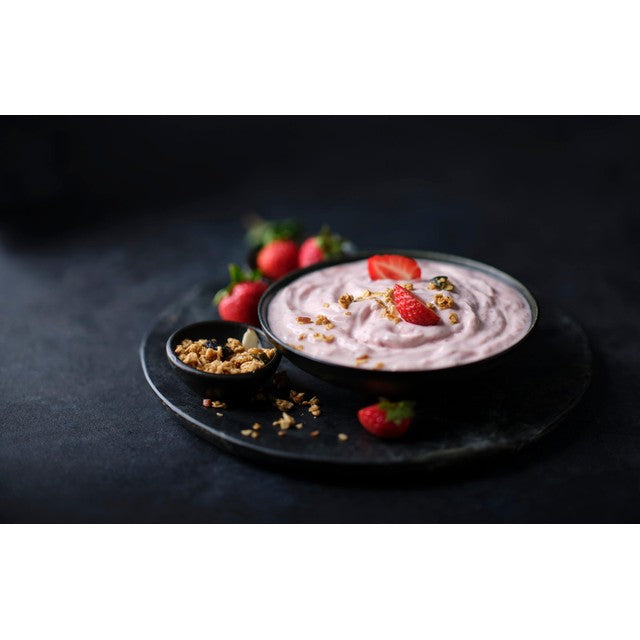 M&S Greek style yogurt with strawberry 450g, imported from the UK