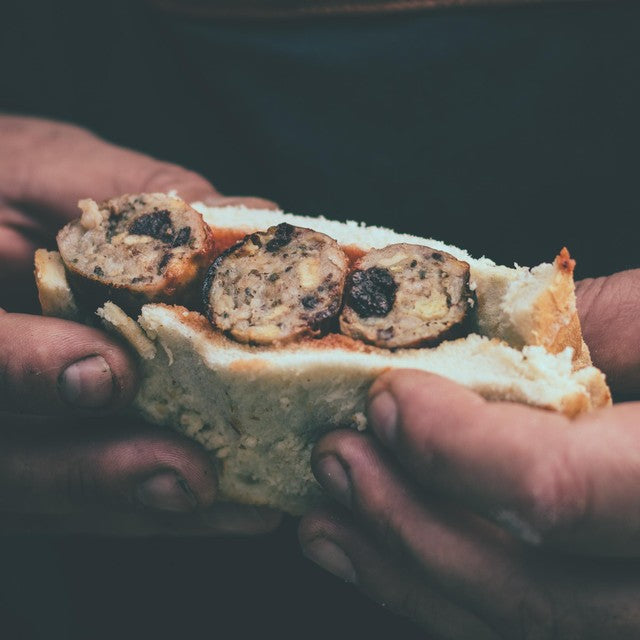 Jolly Hog Black Pudding Porker Sausages 400g, UK version