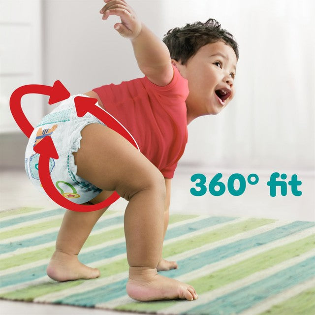 Pampers Baby-Dry nappy pants size 5 jumbo pack, imported from the UK