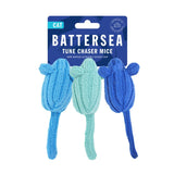Rosewood Battersea Tune Chaser Mice catnip toys 3 per pack - British product