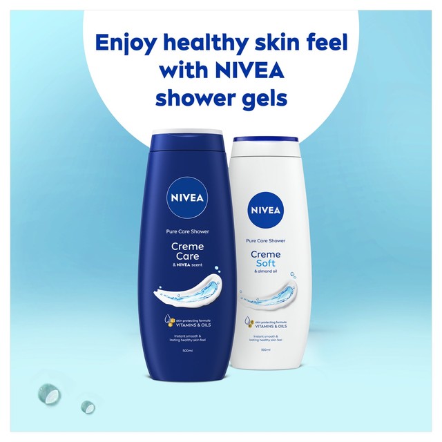Nivea Creme Care Shower Cream 500ml, imported from the UK