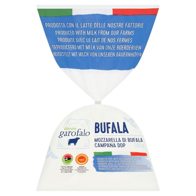 Garofalo buffalo mozzarella cheese 200g, UK version