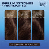 Nice N' Easy hair dye Medium Cool Brown 5C 60ml, imported from the UK
