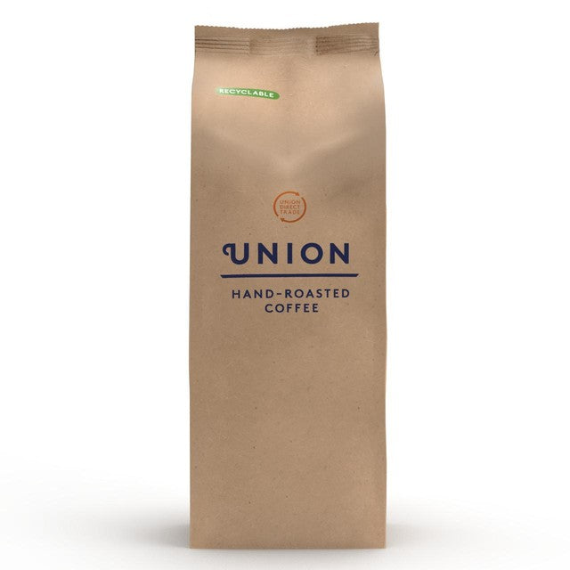 Union Hand-Roasted Peru Organic Balcones Ft whole bean coffee 1kg, imported from the UK