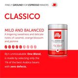 Illy espresso ground coffee Classico medium roast 250g, UK version