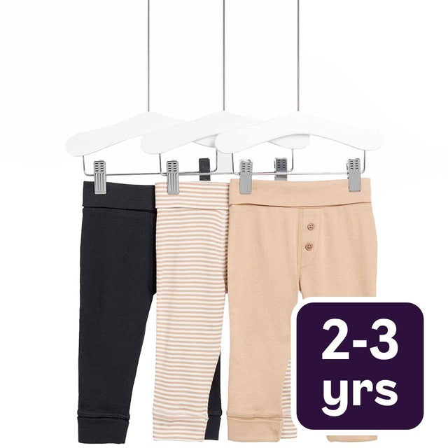 M&S neutral leggings for ages 2-3 years, imported from the UK