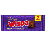 Cadbury Wispa milk chocolate bar multipack 7 x 24g - British product