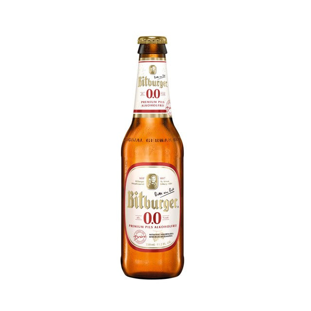 Bitburger Premium Pils 0.0% Beer 6 pack - British product