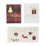 Sainsburys Home Multiview Modern Red Tartan 20pk