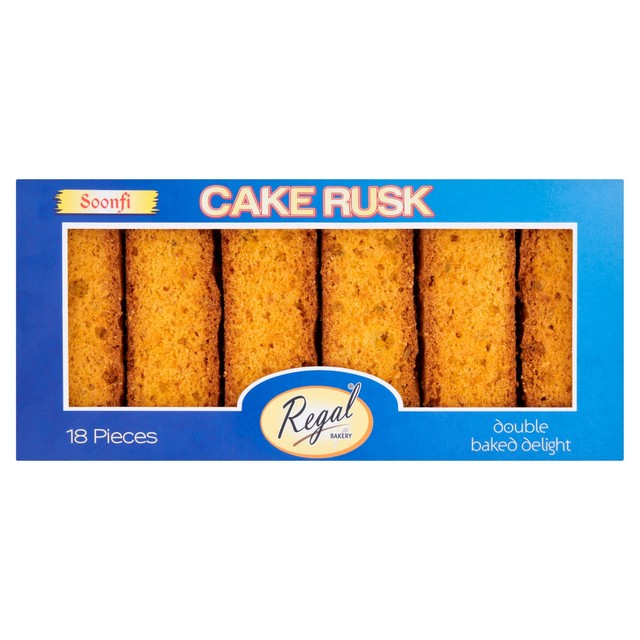 Regal cake rusk with fennel seeds, imported from the UK