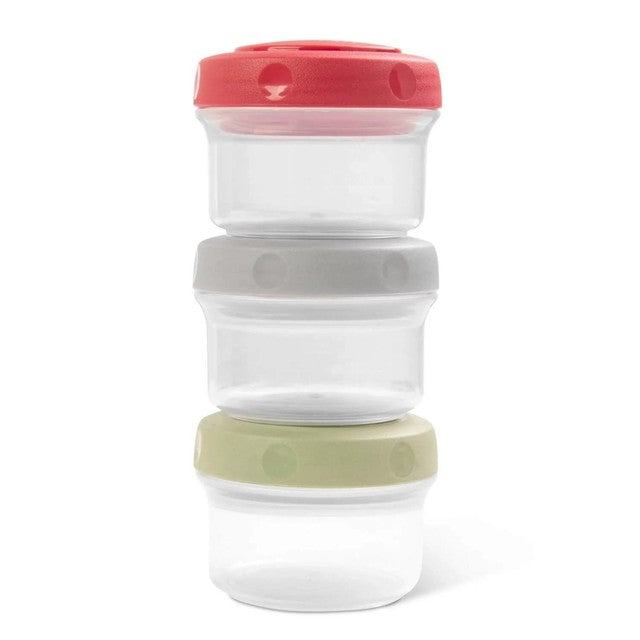 Locknlock mini round storage containers set of 3, 80ml, UK version