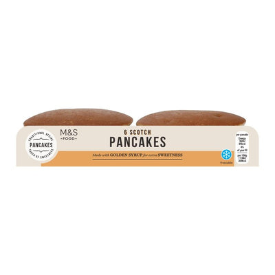 M&S Scotch Pancakes Laget med gyldensirup 6 stk