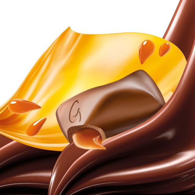 Galaxy smooth caramel milk chocolate bar 135g - British product