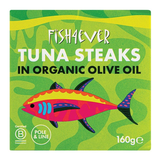 Fish 4 Ever Azores Skipjack Tuna Steaks in Olive Oil 160g - British product