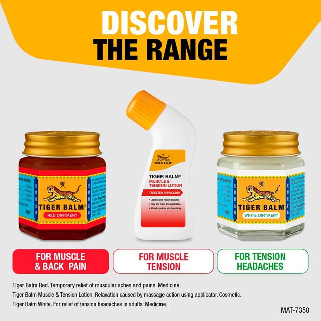 Tiger Balm neck and shoulder rub 50g (British brand)
