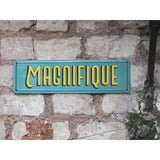 Vintage Marque Wooden Box with La Villette Chardonnay & Magnifique
