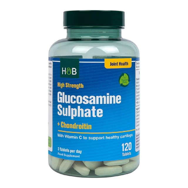 Holland & Barrett High Strength Glucosamine Chondroitin tablets 120 tablets, UK version