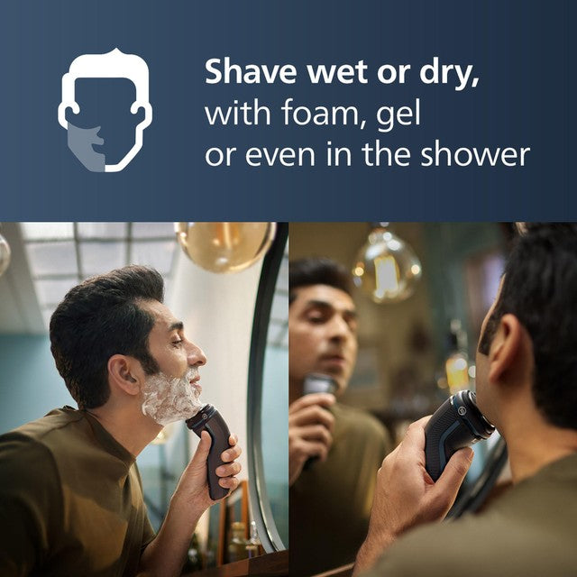 Philips Wet & Dry Electric Shaver Series 3000, imported from the UK