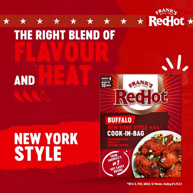 Frank's RedHot Buffalo New York Style Cook-In-Bag