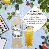 Giffard coconut syrup 1L, UK version