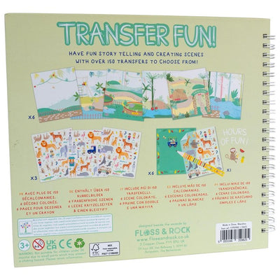 Floss & Rock Livre d'activités amusantes avec transferts Jungle