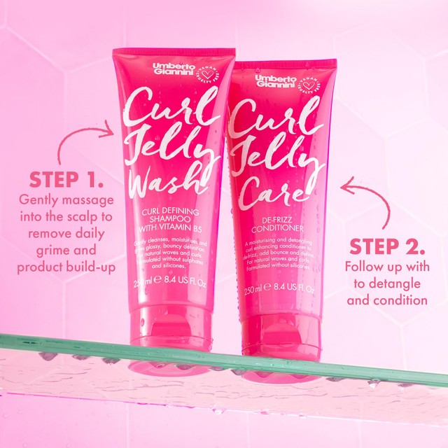 Umberto Giannini Curl Jelly Gloss Care Conditioner 250ml (British brand)