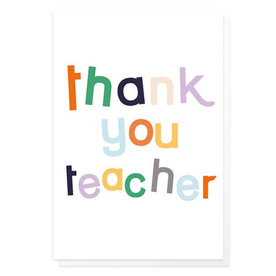 Caroline Gardner Thank You Teacher Cards 10 Pack