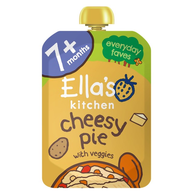 Ella's Kitchen Veggie Cheesy Pie baby food pouch 130g - British product