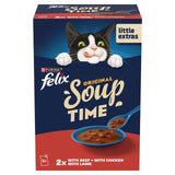 Felix wet cat food Chicken, Beef & Lamb 6 x 48g - British product