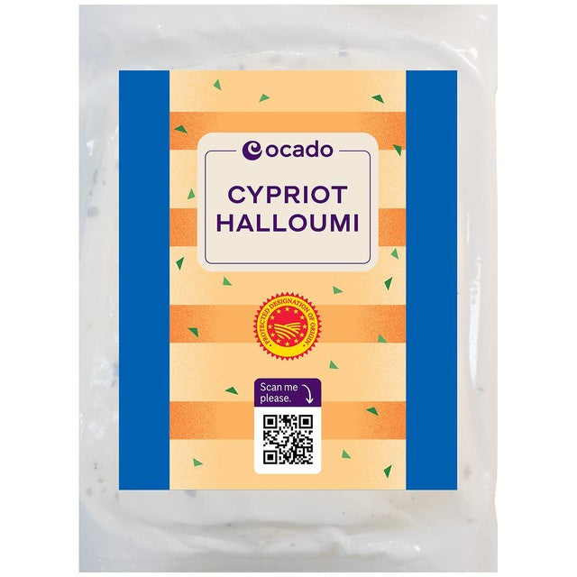 Ocado Cypriot Halloumi Cheese 250g, imported from the UK