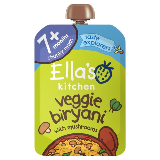 Ella's Kitchen veggie biryani baby food pouch 130g - British product